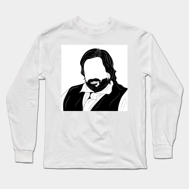 LASZLO cosplay of regular human bartender jackie daytona Long Sleeve T-Shirt by jorge_lebeau